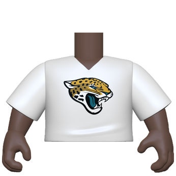 PY: Torso- ML SK4- VNeck(WH) Jaguars, Image 1